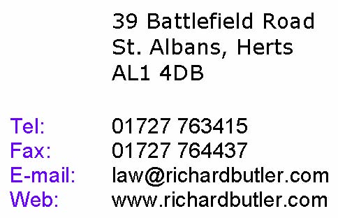 Richard Butler's Contact Information
